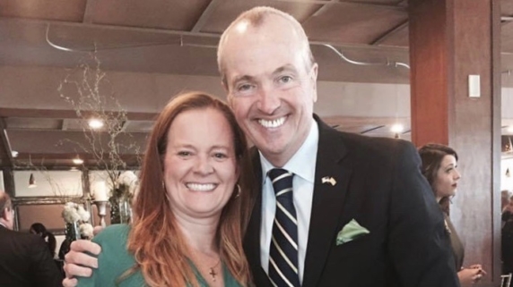 Governor Phil Murphy and Kristen Zadroga-Hart