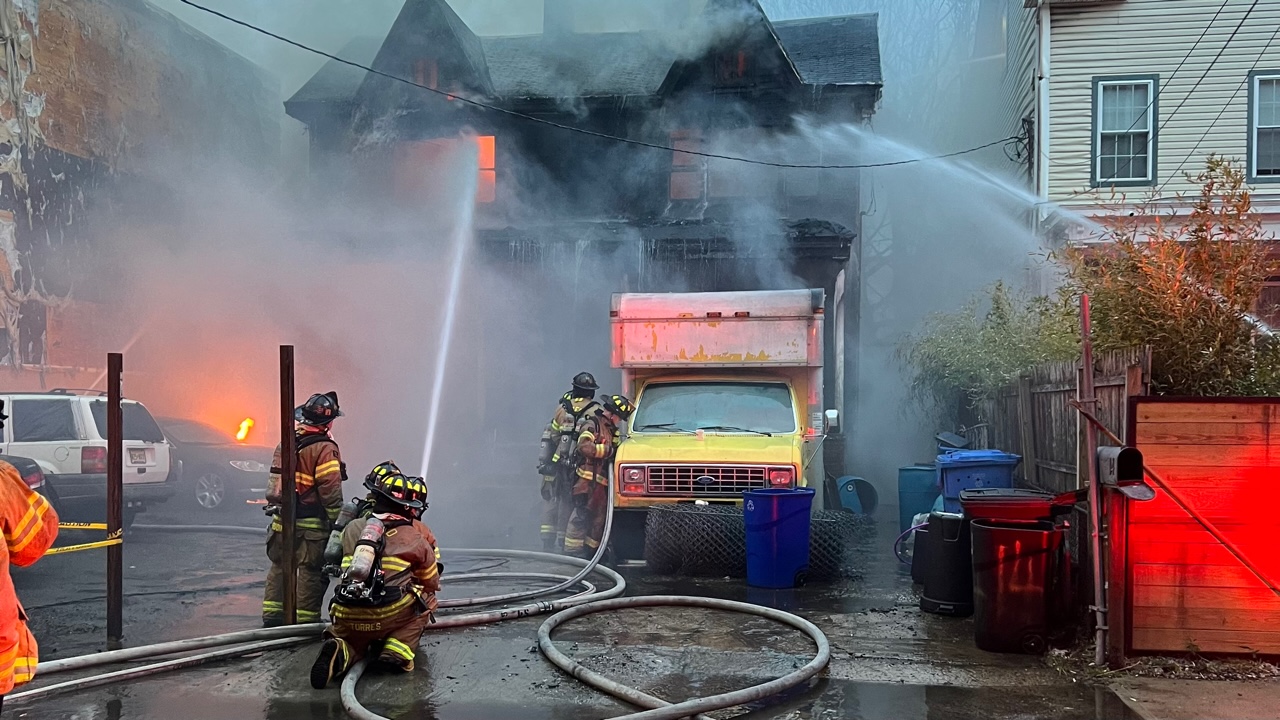 Dramatic Footage Shows Jersey City Firefighters Battling Multiple Fires